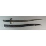 British 1856/58 yataghan sword bayonet