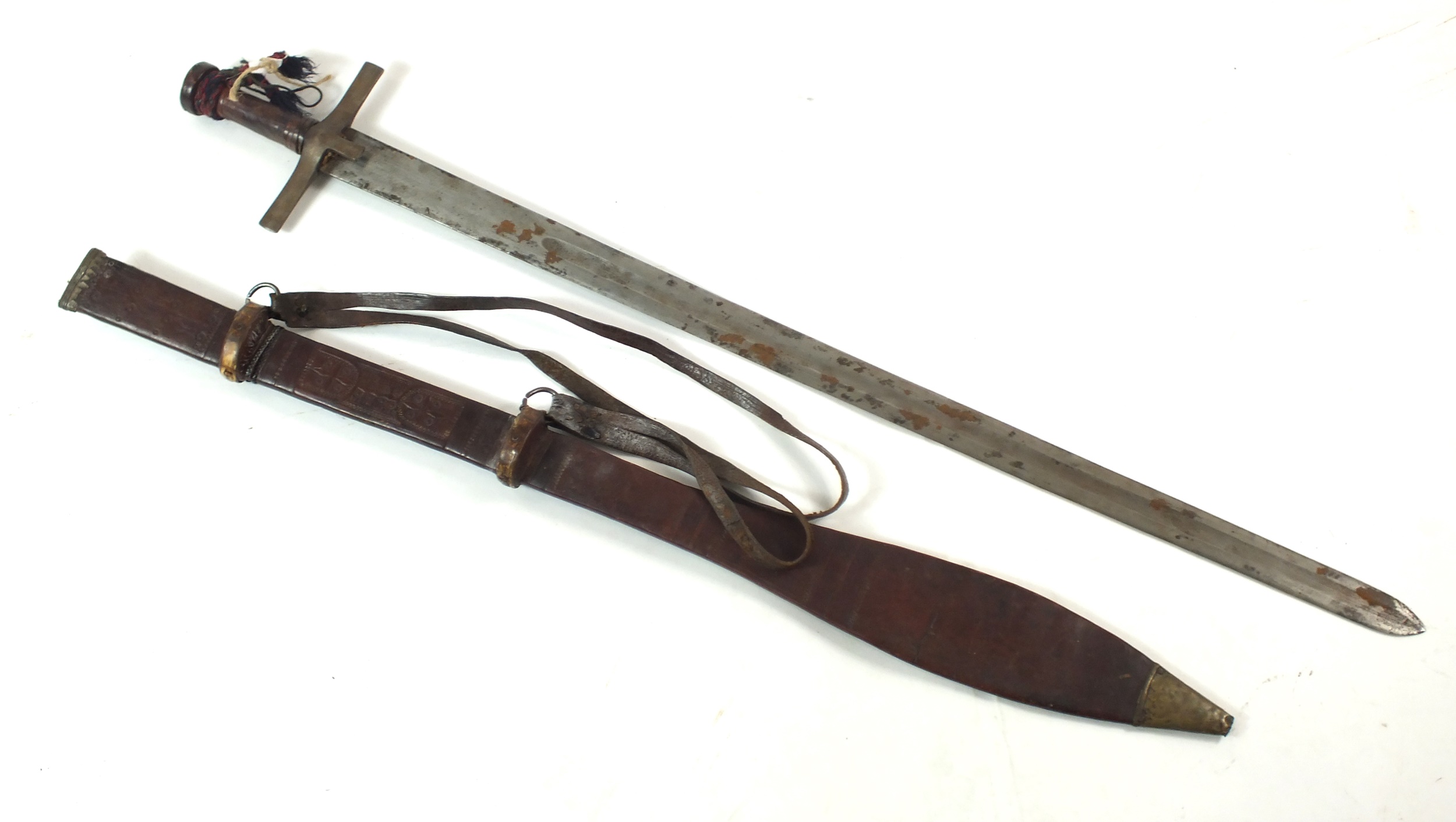 Sudanese Kaskara sword - Image 4 of 10