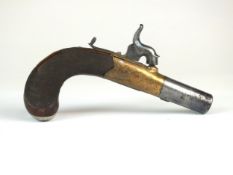 English percussion pocket pistol, early 19th century