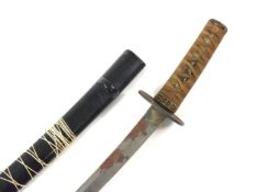A Japanese tanto and saya, unsigned