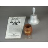 Royal Air Force Benevolent Fund bell and HMS Iron Duke barrel