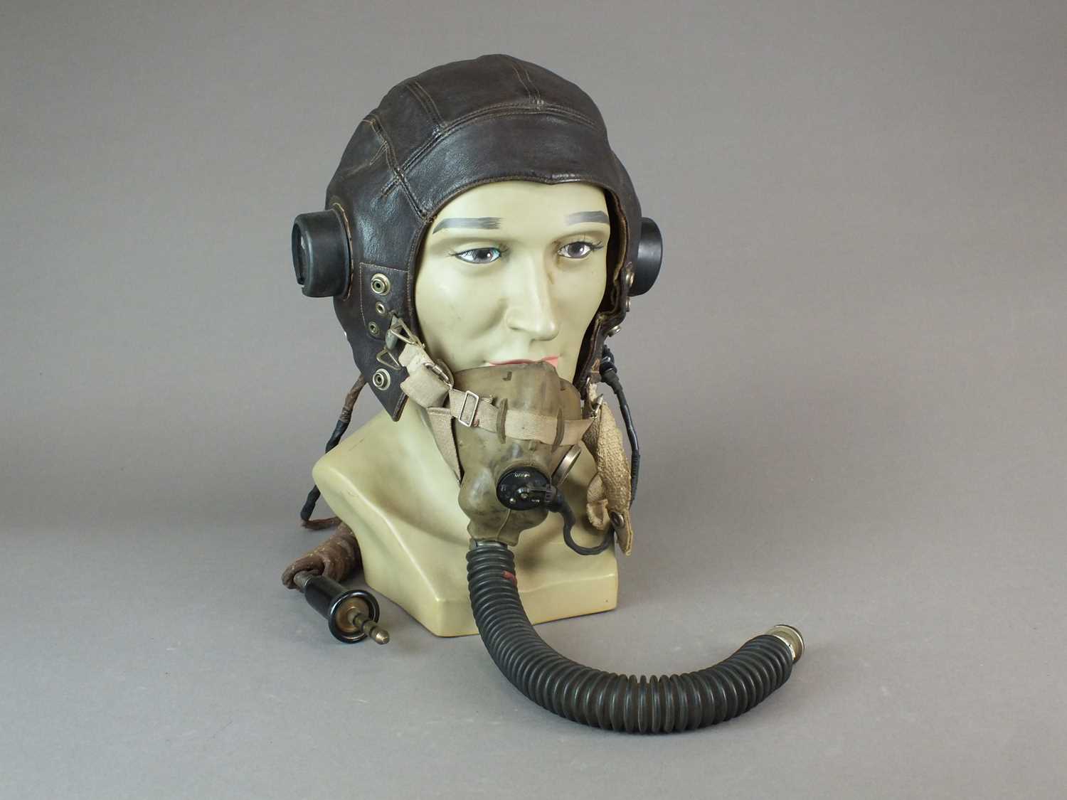 RAF 'C-Type' leather flying helmet