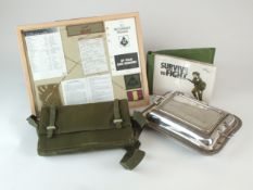 Militaria including Op Telic related items, Residual Vapour Detector kit, etc