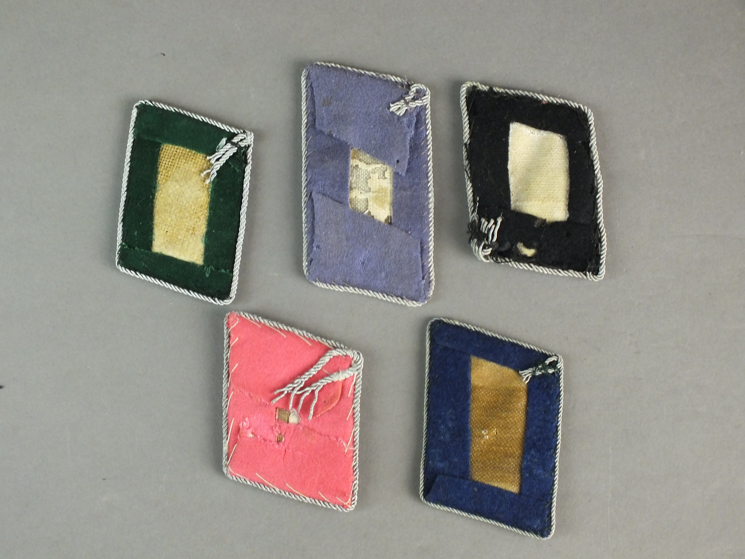 Group of Luftwaffe and Luftschutz single collar tabs - Image 2 of 2