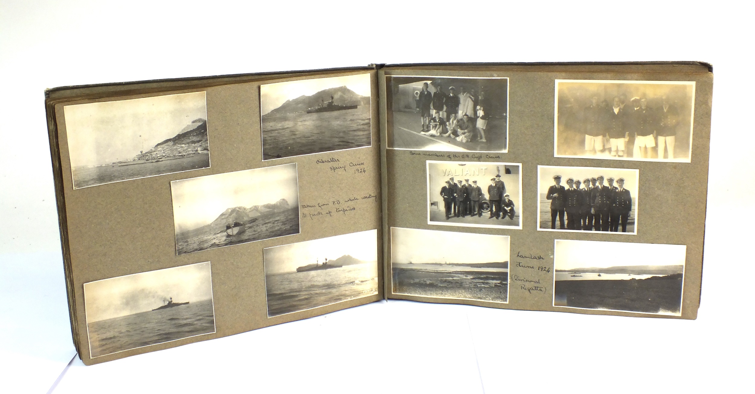 An inter-war period Royal Naval interest photograph album. - Image 4 of 6