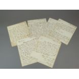 Major General Barlow - six autograph letters signed, 1811-1814