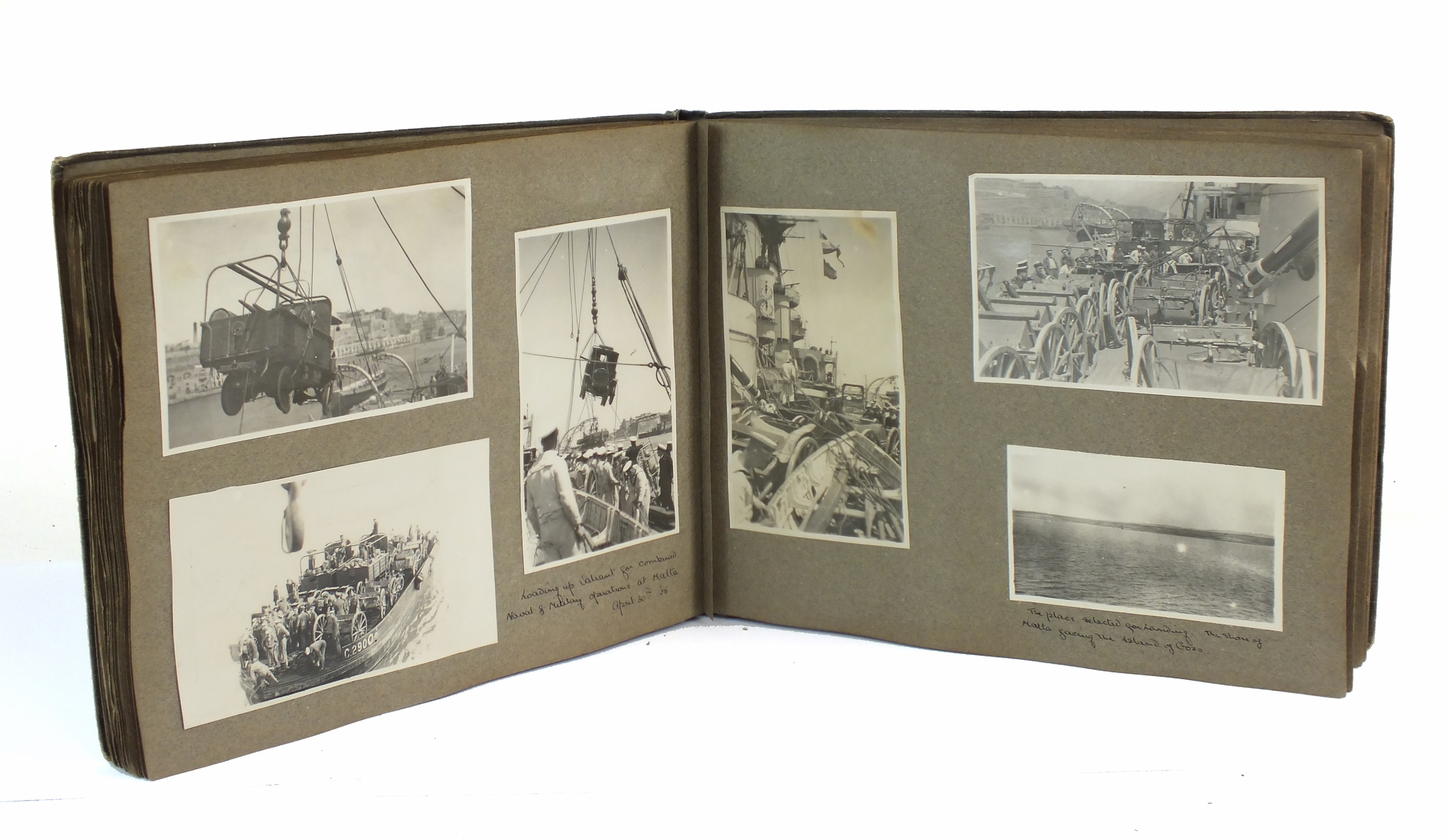 An inter-war period Royal Naval interest photograph album. - Image 5 of 6