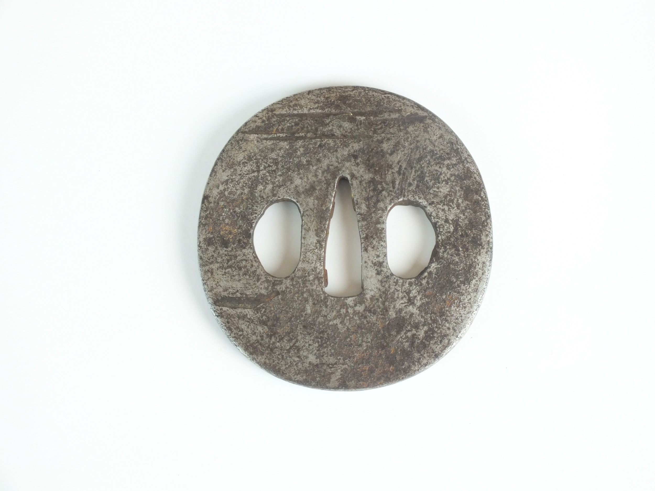 A Japanese inlaid tsuba, Meiji era (1868-1912) - Image 2 of 2