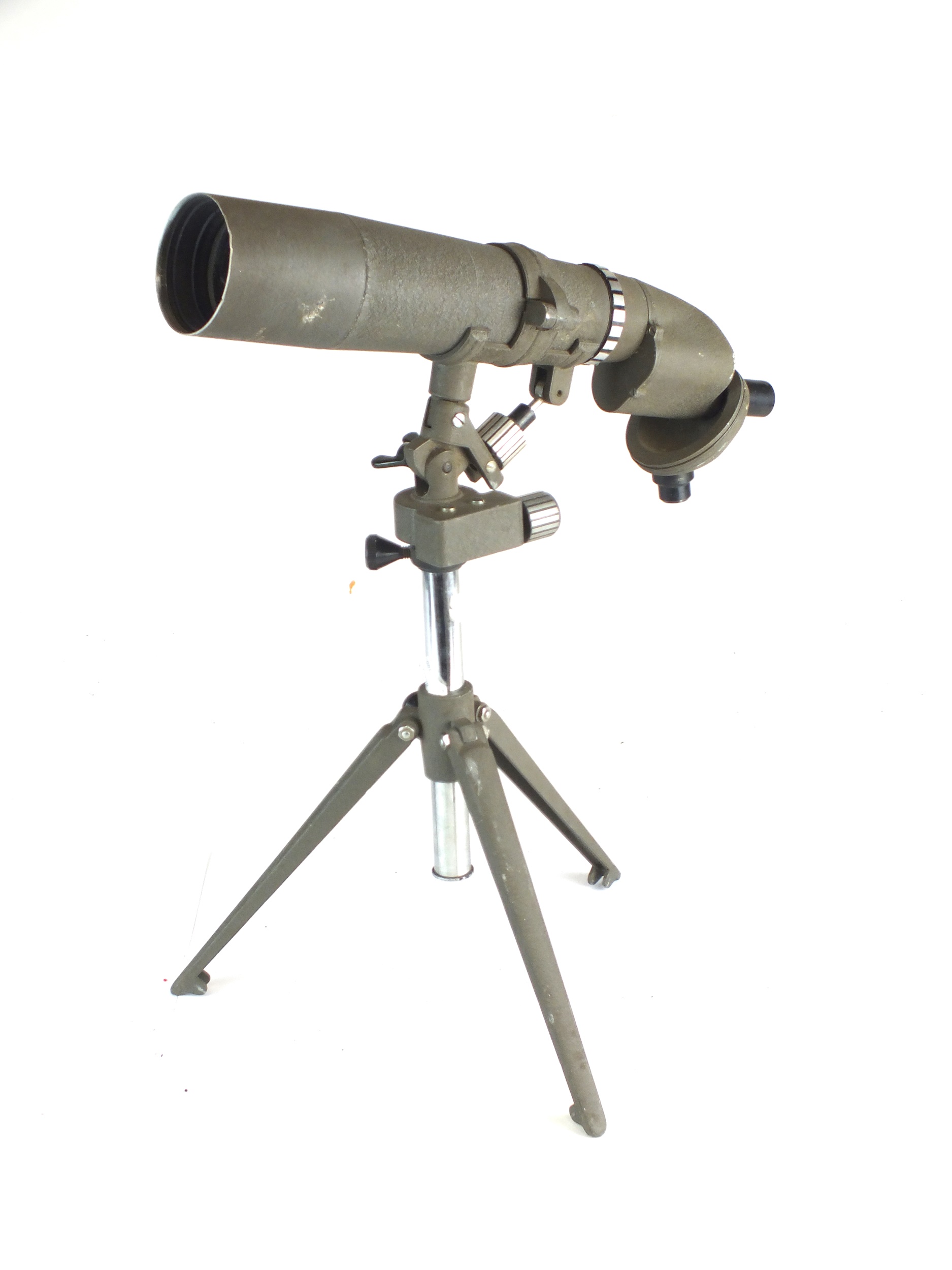 A spotting scope and RAF uniform