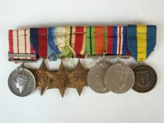 A group of seven WWII medals awarded to J.K Collier, Royal Navy