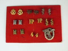 A group of German shoulder board cyphers and Luftwaffe Observer's badge