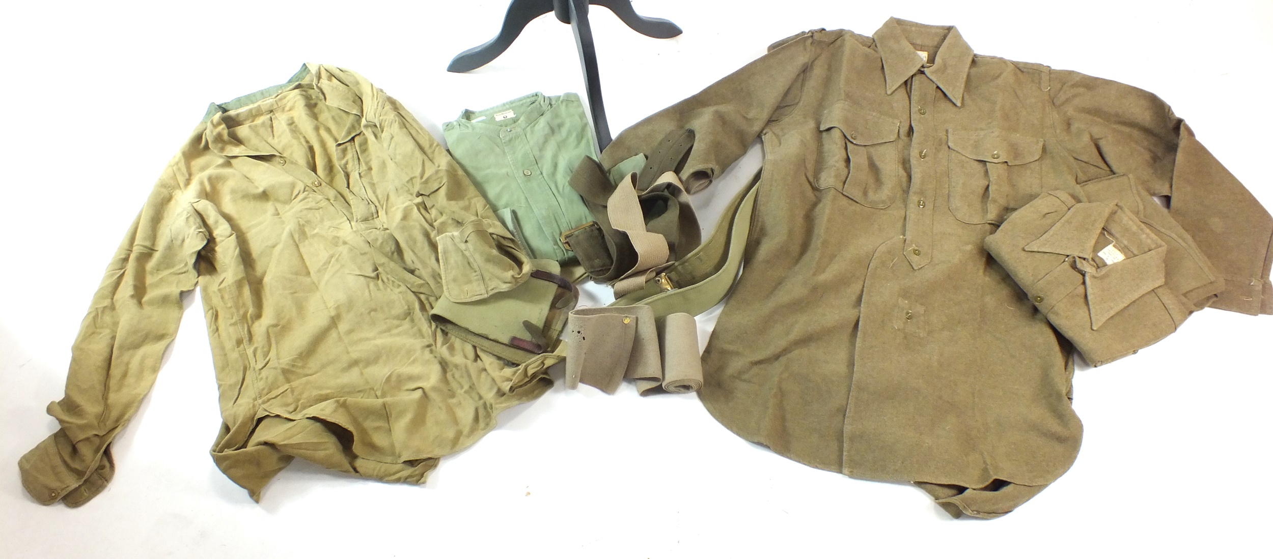 Two British military officers' trunks with jacket named to Captain I.J.R Bennett, 5th Fusiliers - Image 3 of 7