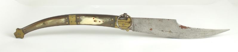 Spanish Navaja folding knife, late 19th century