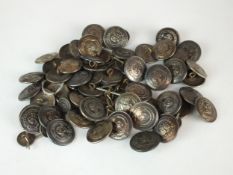 A collection of Carrington family livery buttons
