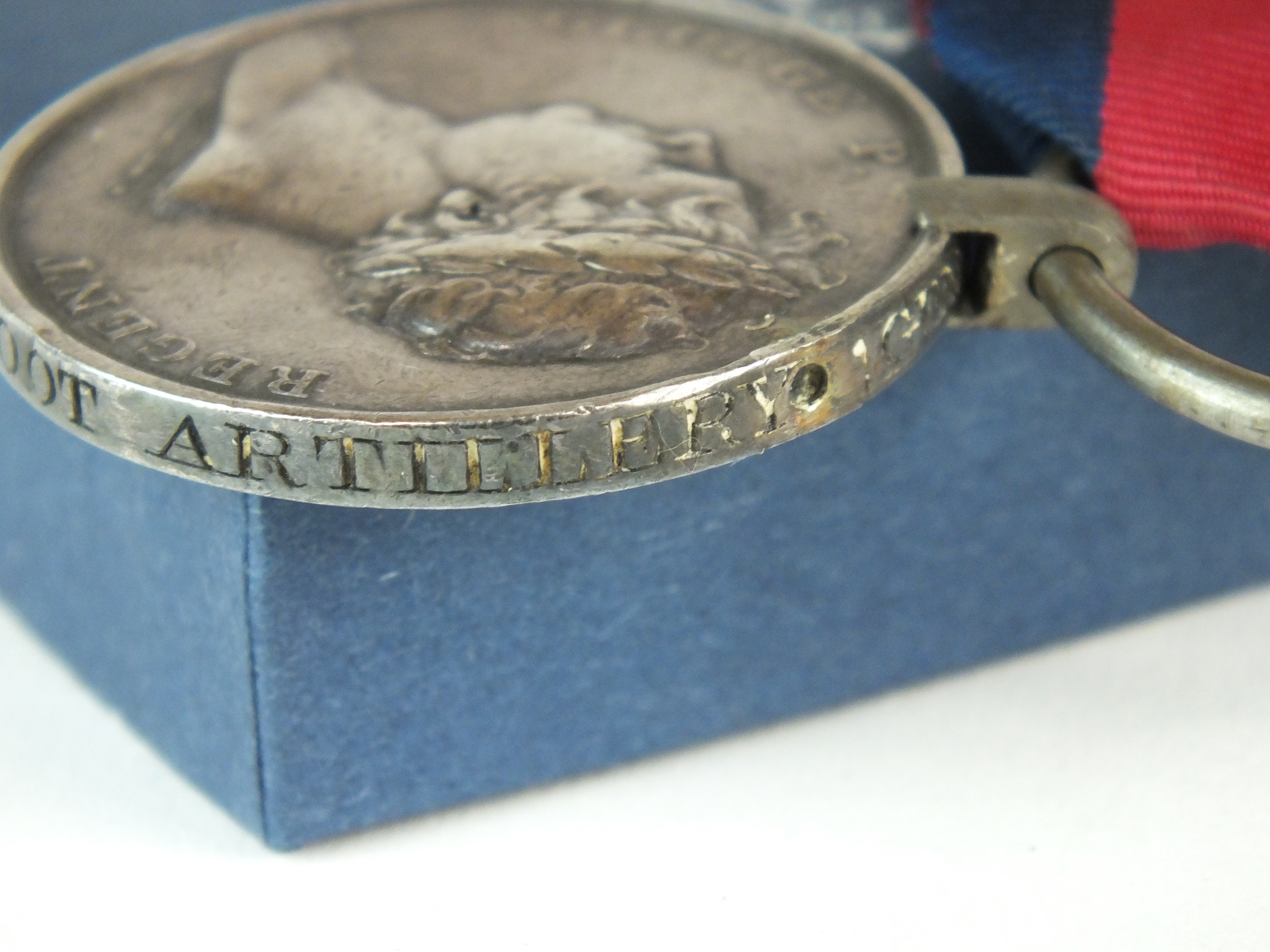 Battle of Waterloo 1815 medal with ribbon - Image 4 of 7