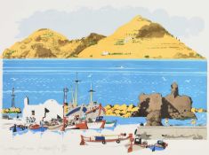 Paul Hogarth (British 1917-2001) The Harbour of Naousa
