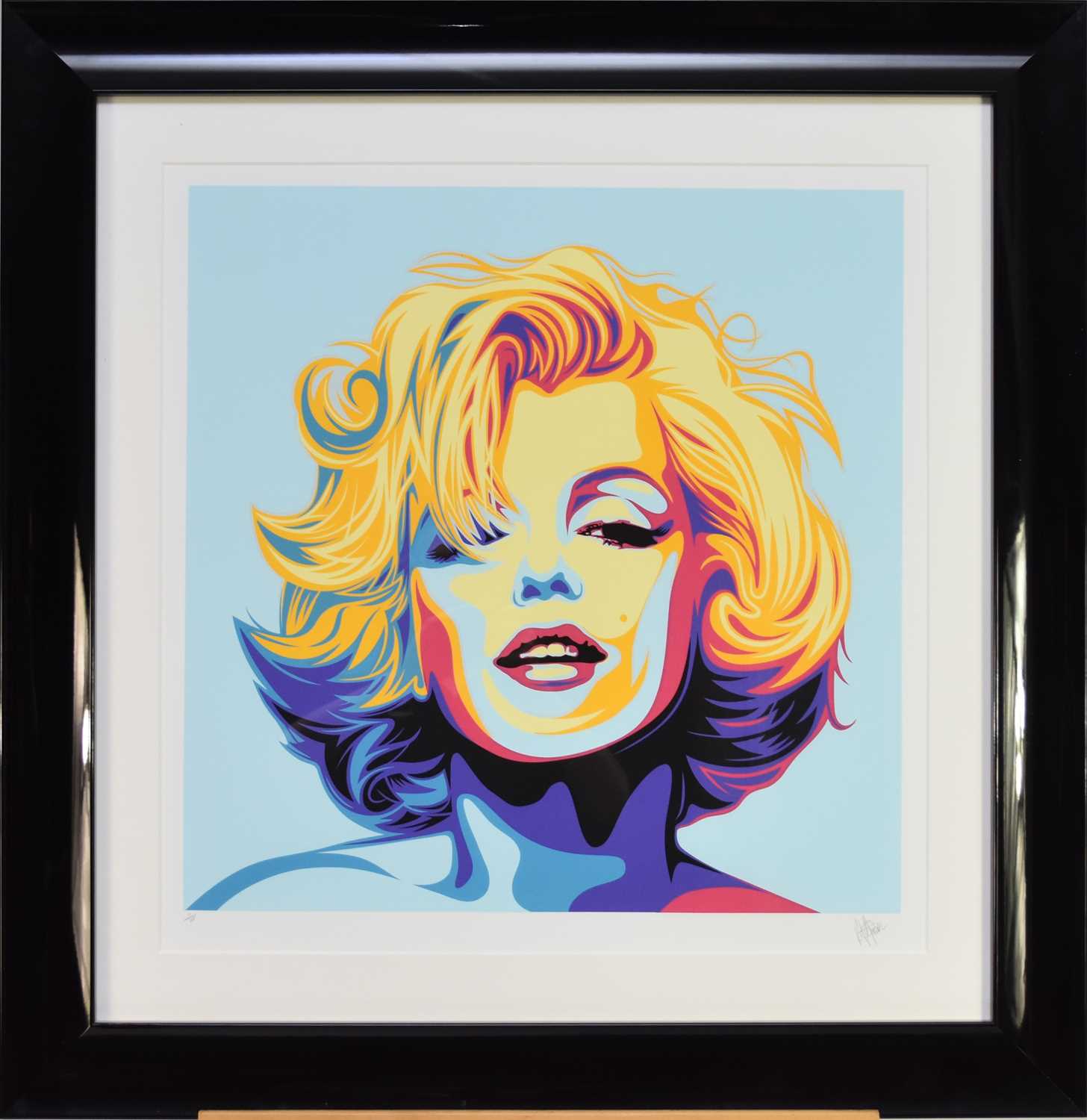 Rourke van Dal (British b.1969) Marilyn Monroe (Blue) - Image 2 of 3