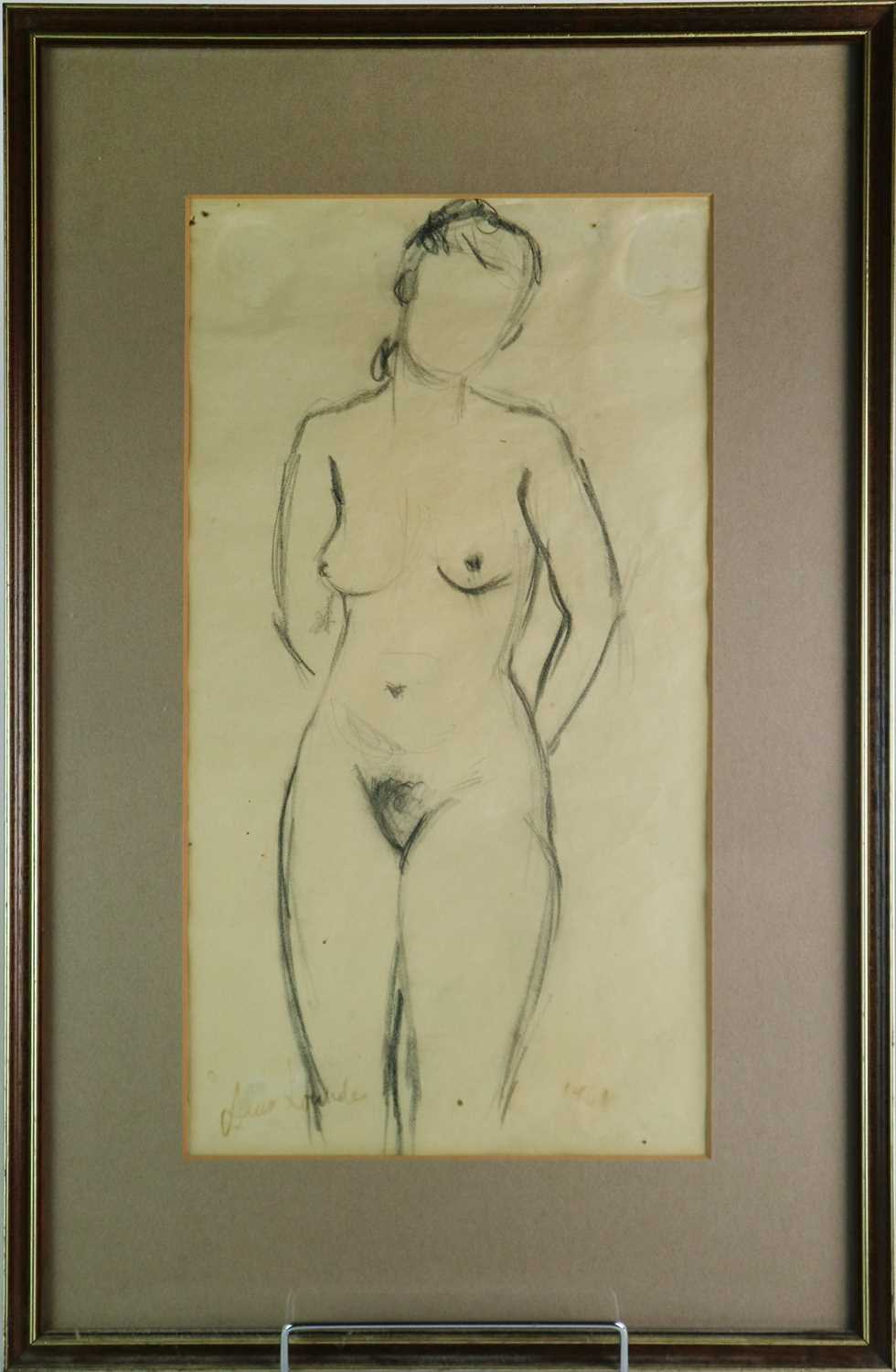 Alan Lowndes (British 1921-1978) Nude study - Image 2 of 10