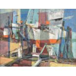 Algot Stenbery (American 1902-1983) Drydock