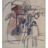 Attributed to Keith Vaughan (1912-1977) Abstract with Figures