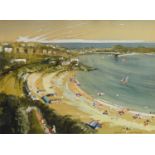 Charles Whitaker (British 20th Century), St Ives Bay