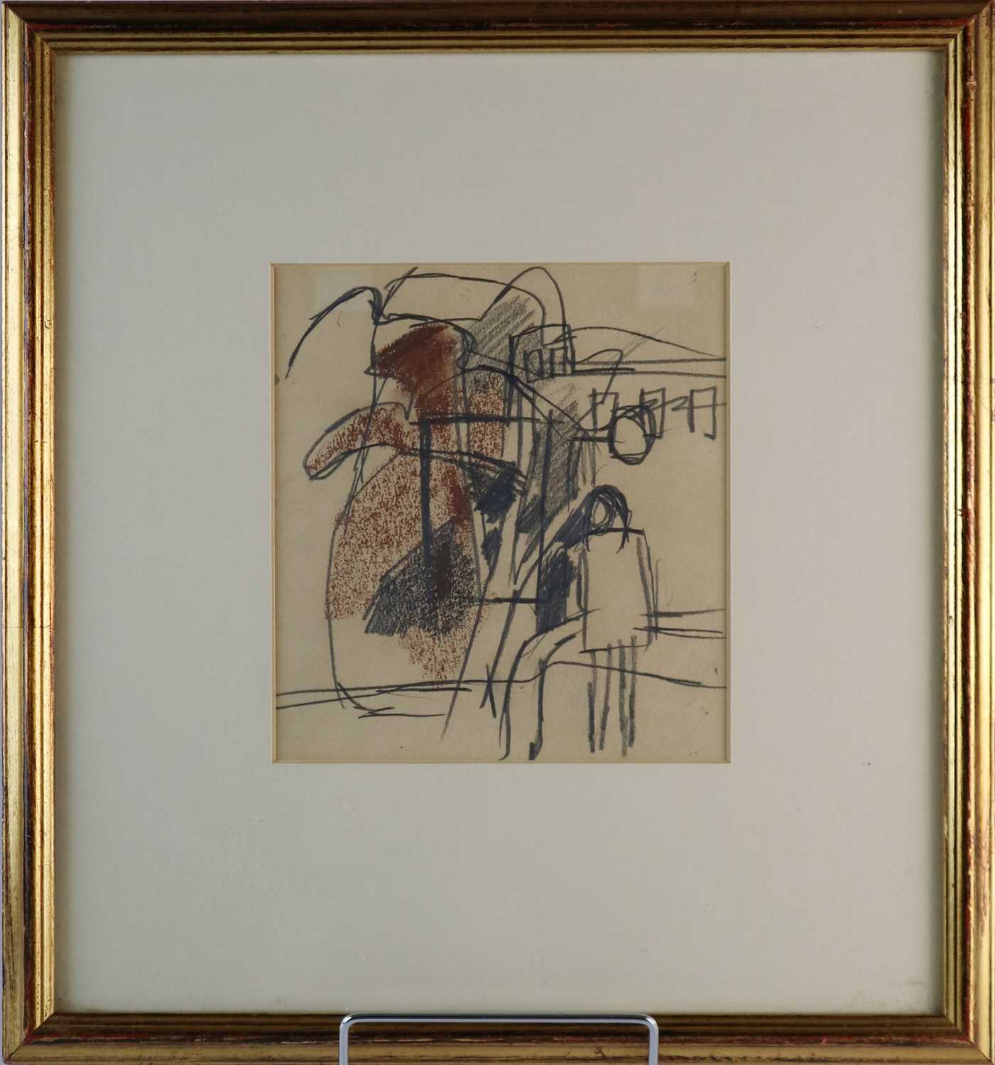 Attributed to Keith Vaughan (1912-1977) Abstract with Figures - Image 2 of 2