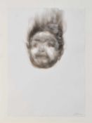 Diane Victor (South African b.1964) Smoke Drawing of a Young Boy