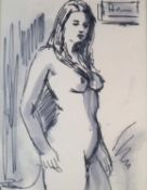 Sidney D'Horne Shepherd (Scottish 1909-1993) Female Nude Study