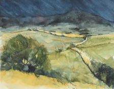 Sarah Bee (British b.1951) North Wales Landscape