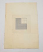 Gordon House (British, 1932-2005), 'Diagonal Feint Ruled', ''70', 'Proof', 25 x 25cm (Pl), plus one(