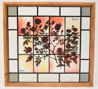 Jane Gray ARCA, FMGP (b.1931), stained glass panel