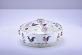 A Chinese famille rose style tureen and cover, Republic period