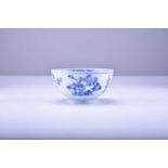 A Chinese blue and white porcelain bowl, Kangxi