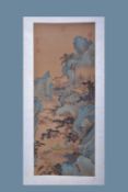 Manner of Qiu Ying (1494-1552), a Chinese landscape scroll