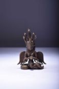 An Indian bronze figure of Naga Kanya