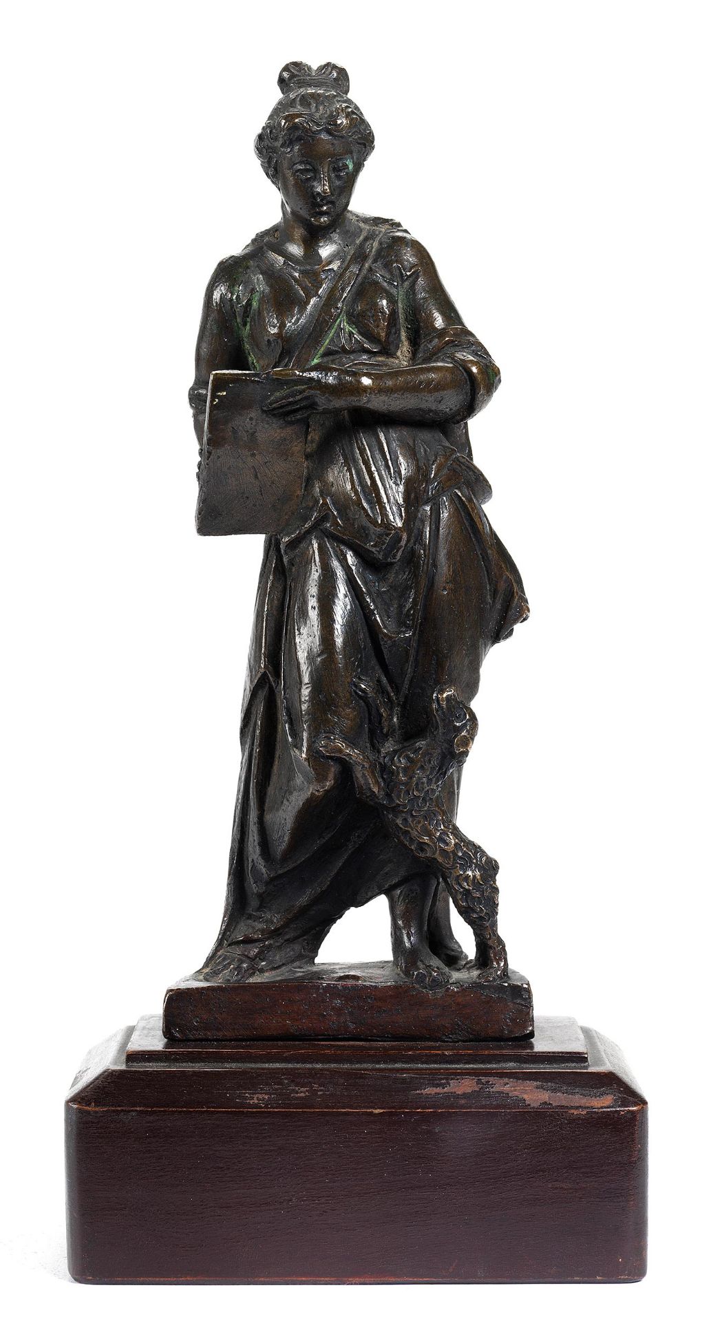 Bronzestatuette: Allegorie der Treue