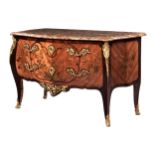 Louis XV-Kommode gestempelt „DAUTRICHE“ und „JME“ (Jurande des Menuisiers Ébénistes)