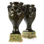Paar Art Nouveau-Vasen