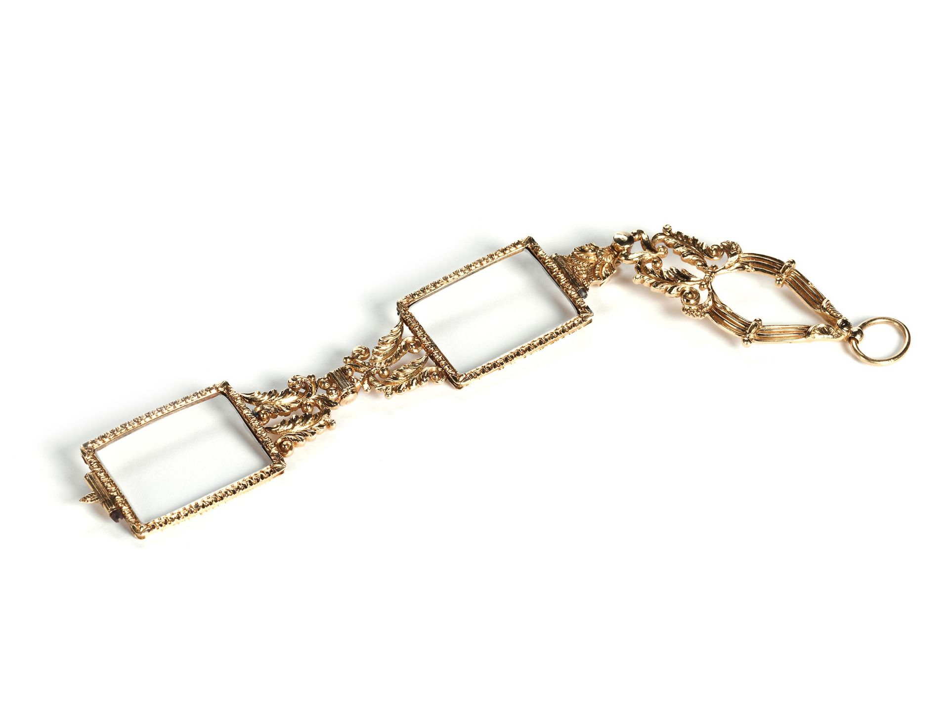 Klassizistische Goldlorgnette