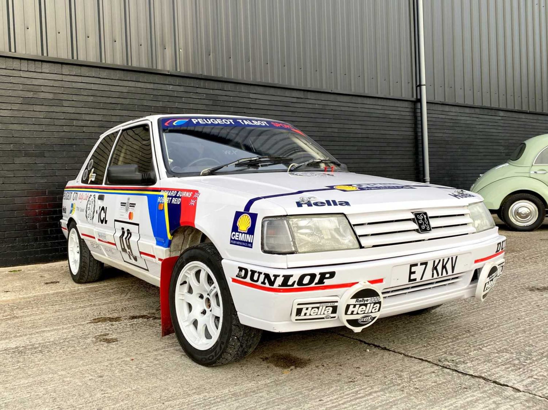 1987 Peugeot 309 GTi Group N Rally Car FIA paperwork and a previous entrant at the Goodwood Festival