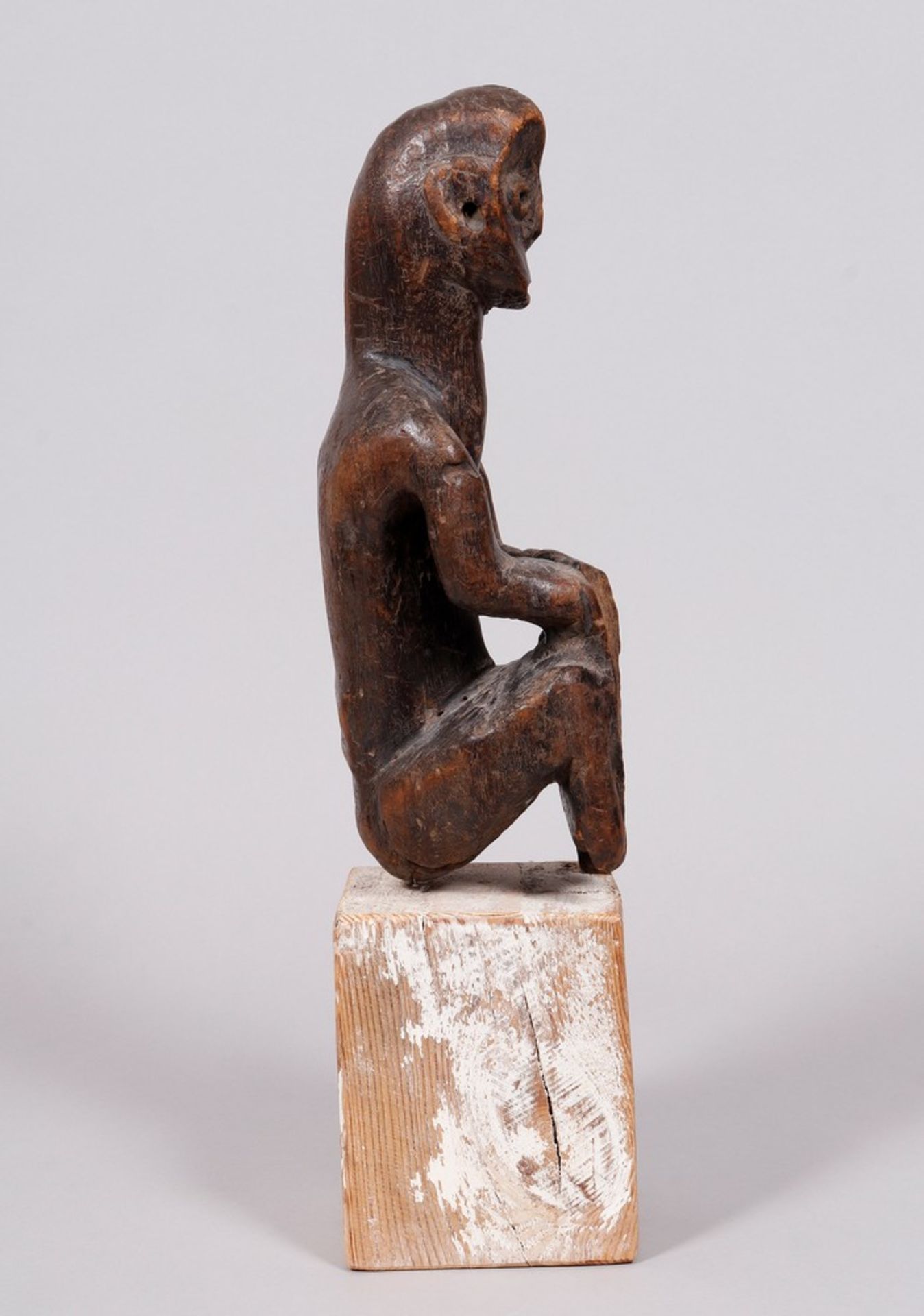 Carved figure (fragment), probably Rega / Warega, Congo - Image 5 of 6