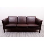 3-Sitzer Sofa, Dänemark, 20.Jh., im Stile Mogensen