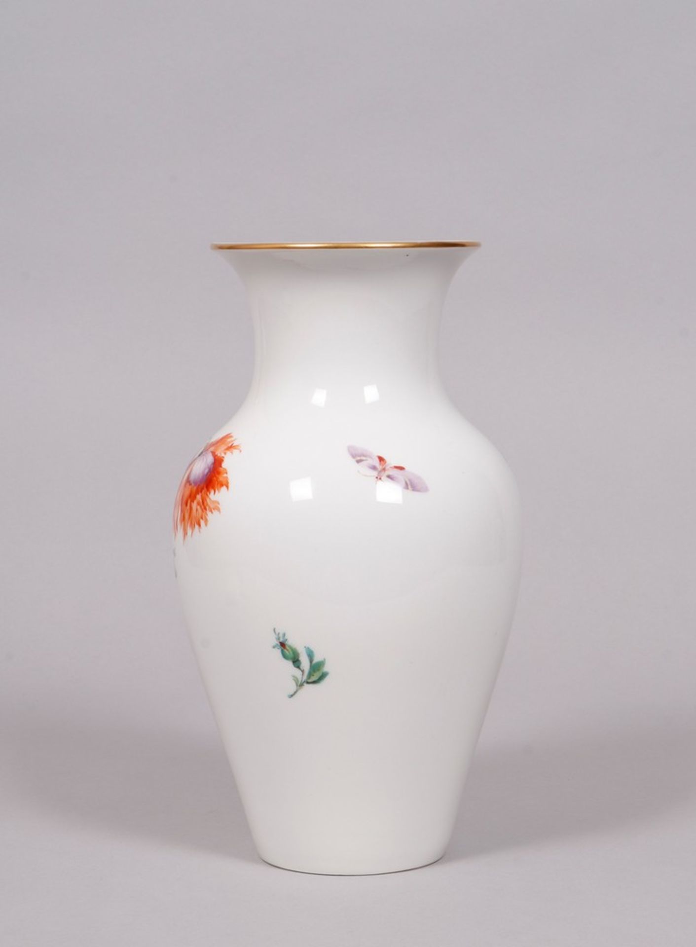 Große Vase, KPM-Berlin, "Chinesische Vase", Formentwurf 1860 Julius Wilhelm Mantel, Ausführung zwis - Bild 2 aus 4