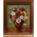 Blumenstillleben mit Sommerblumen in Vase, wohl 1930er Jahre