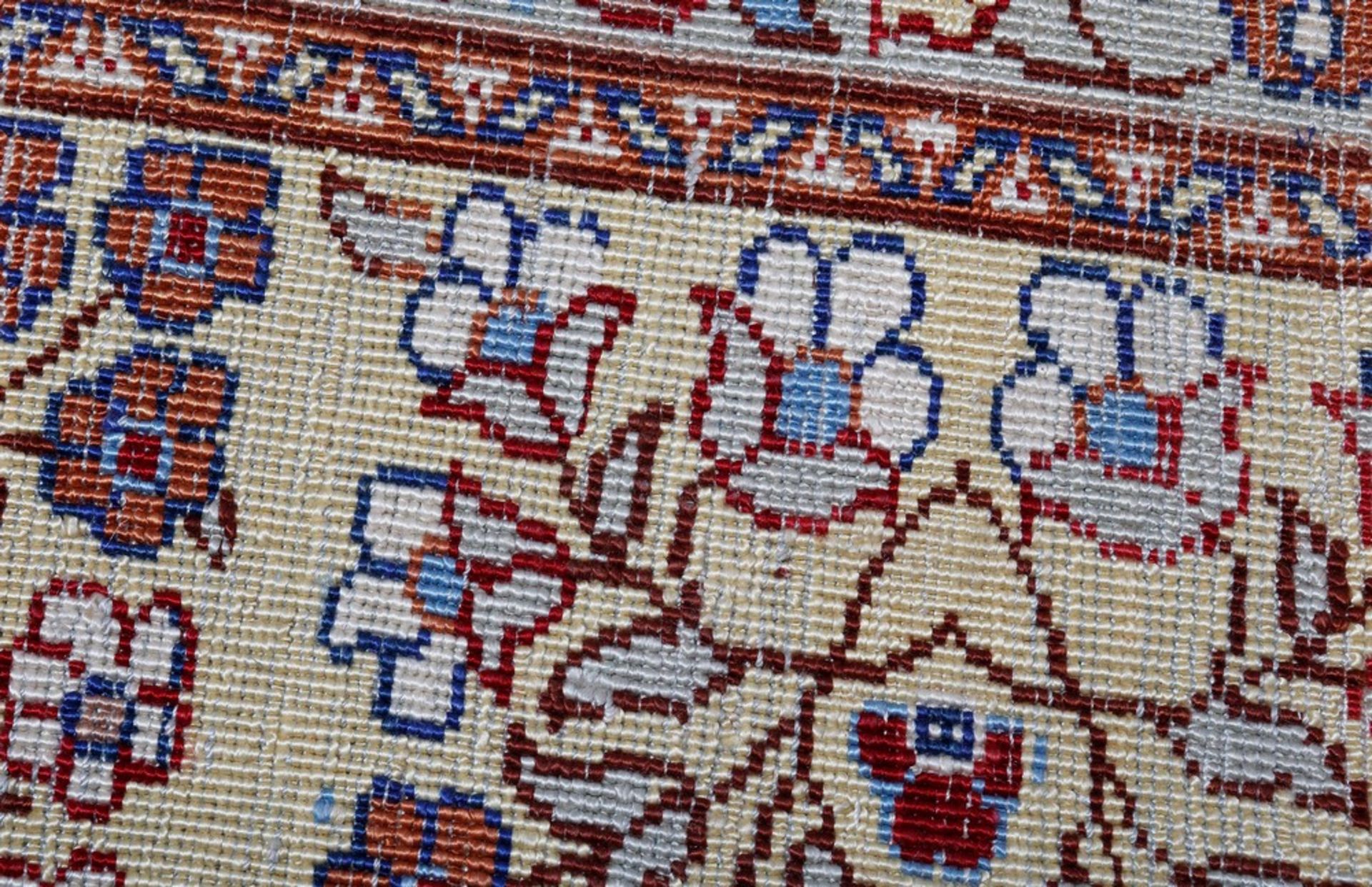 Carpet, Kayseri, Turkey, natural silk on silk - Image 3 of 3