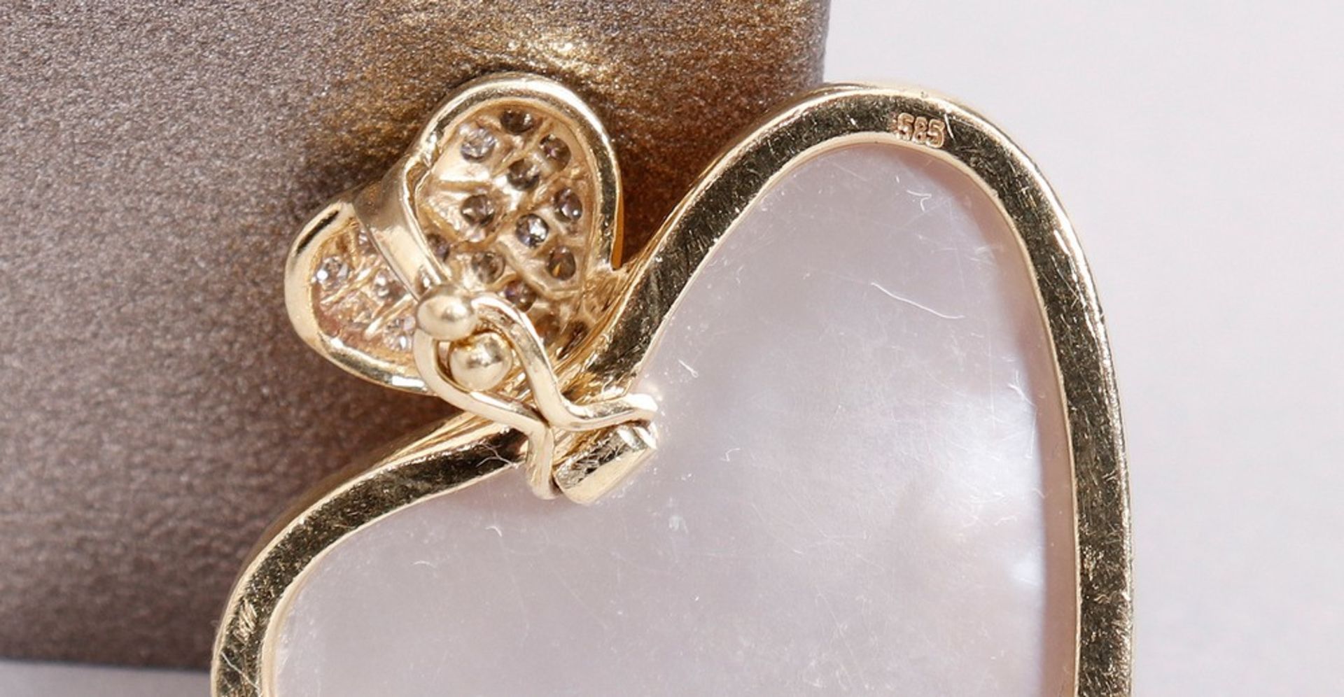 Heart-pendant, 585 gold - Image 6 of 6