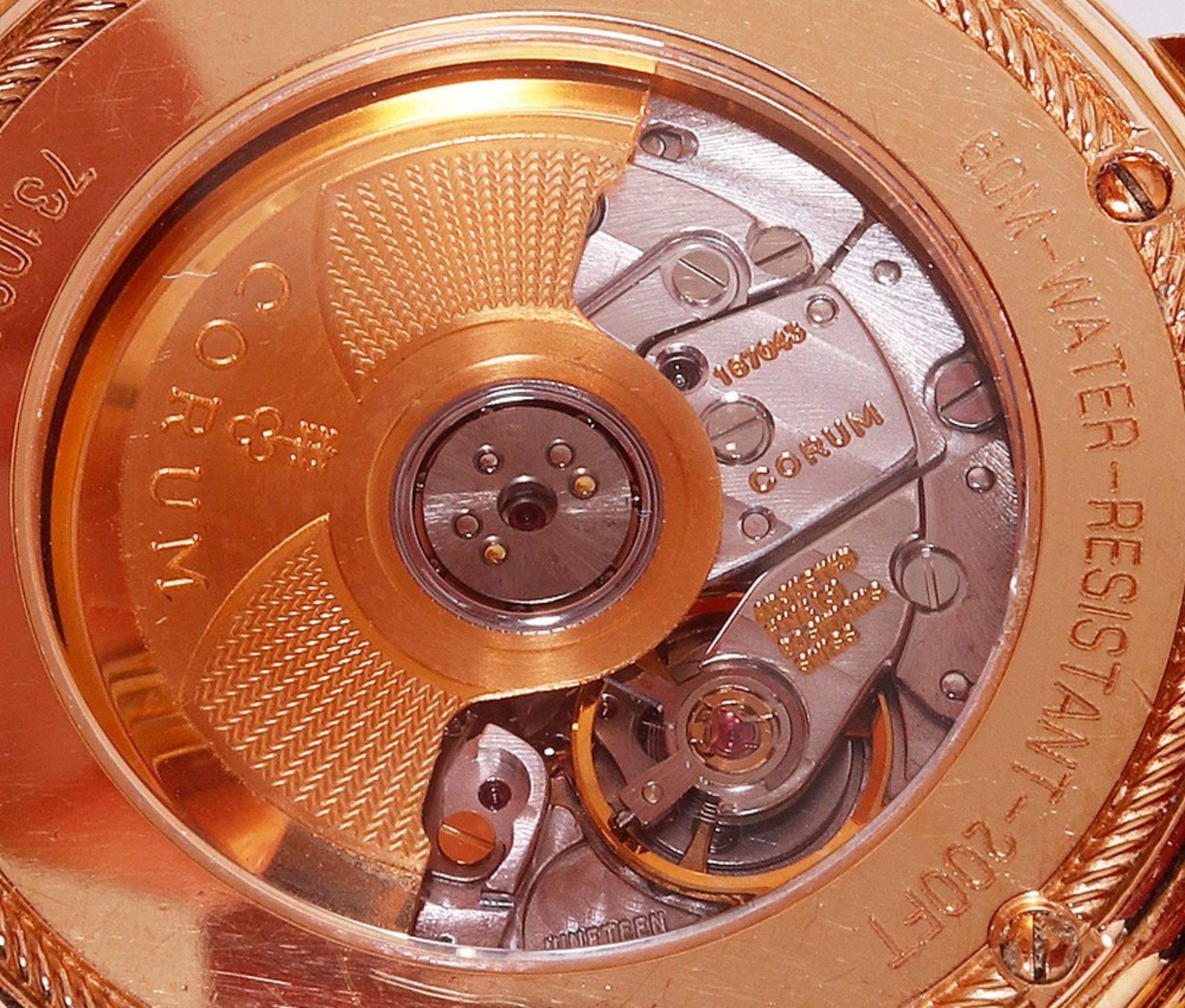Men's wristwatch, 750 gold, Corum, Reserve de Marche automatic - Image 4 of 6