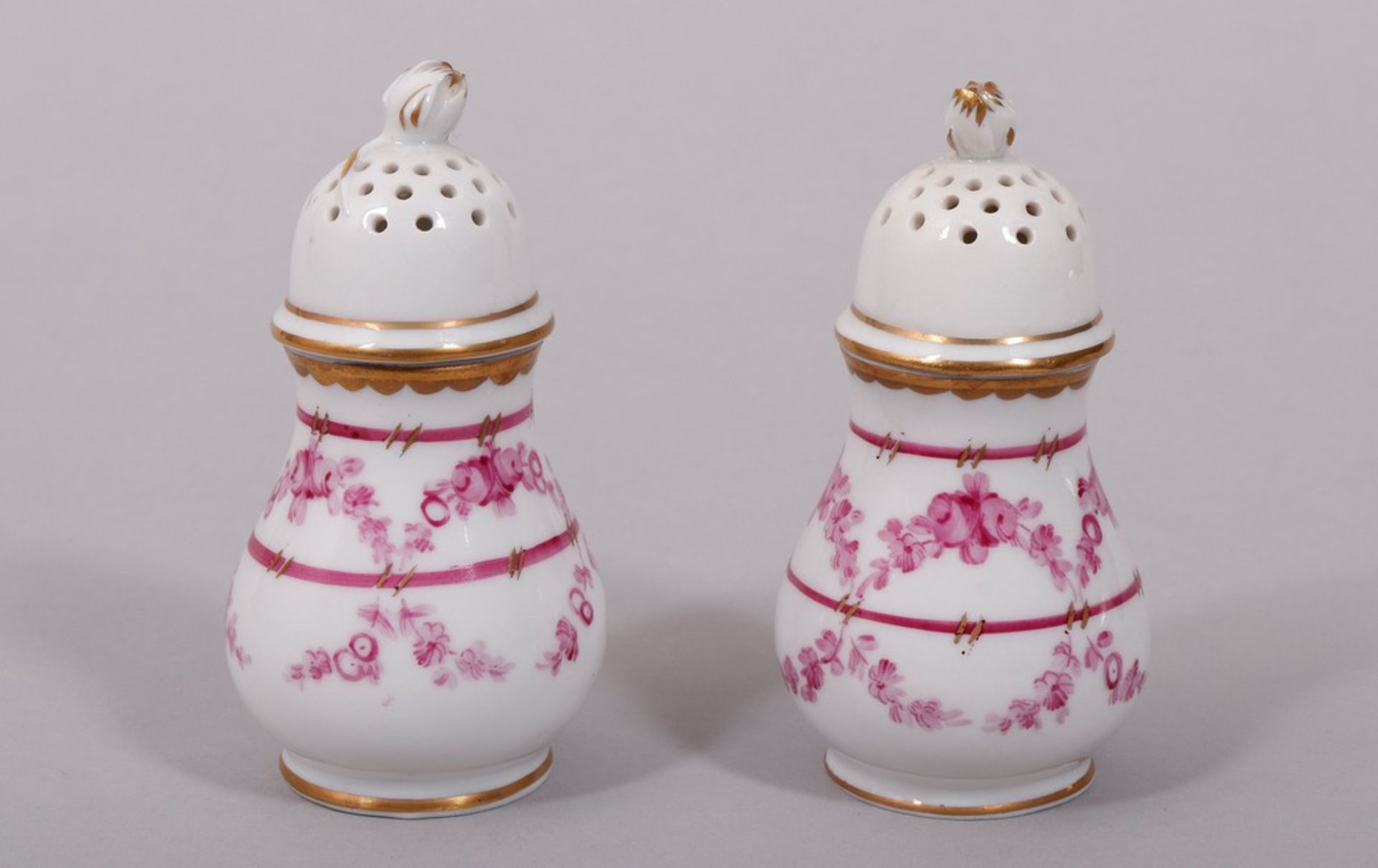 Mixed lot of porcelain, Carl Thieme Potschappel-Dresden, 20th C., 3 pieces  - Image 2 of 4