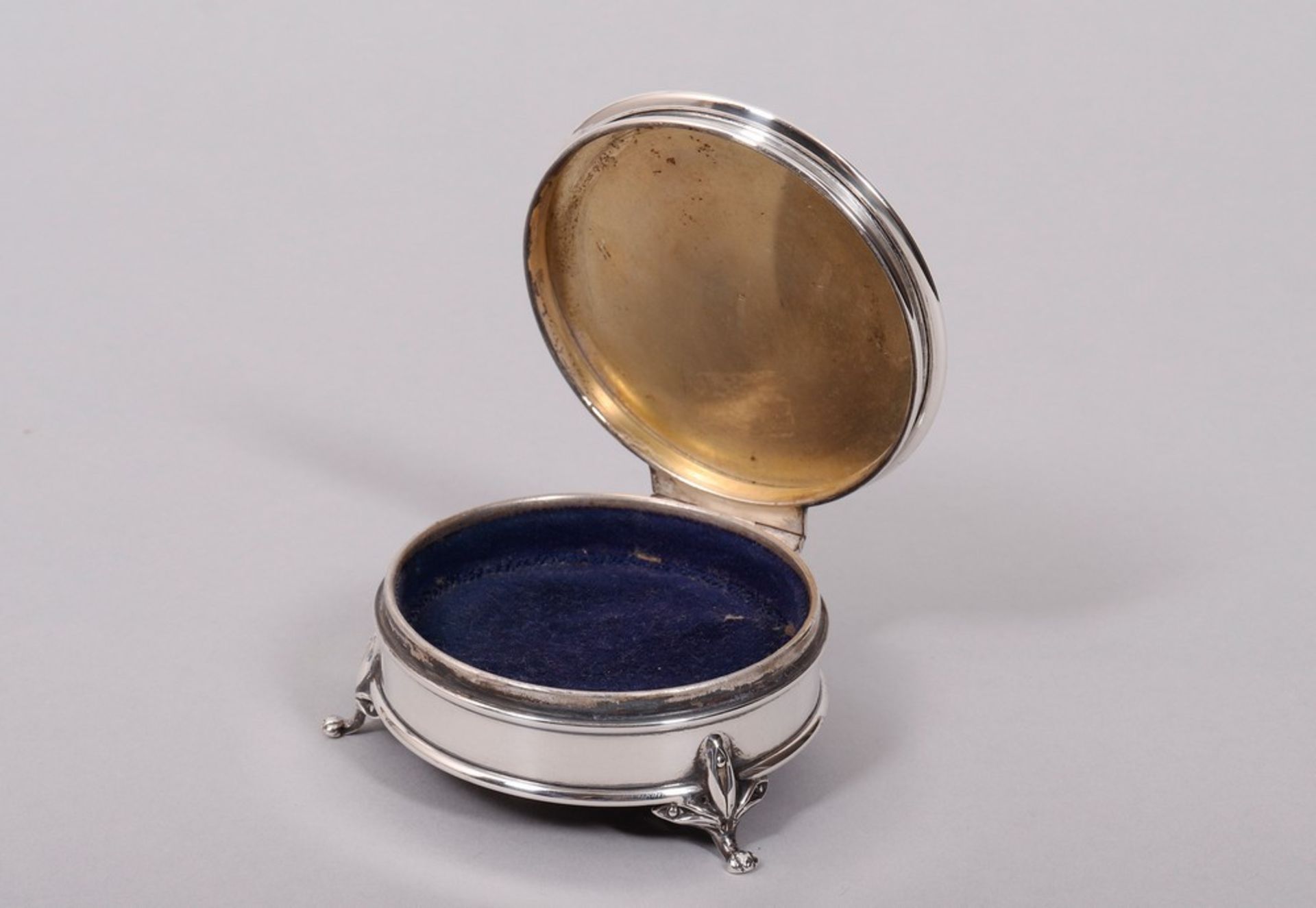 Small lidded box, 925 silver, Mappin & Webb, Birmingham, c. 1918 - Image 2 of 4