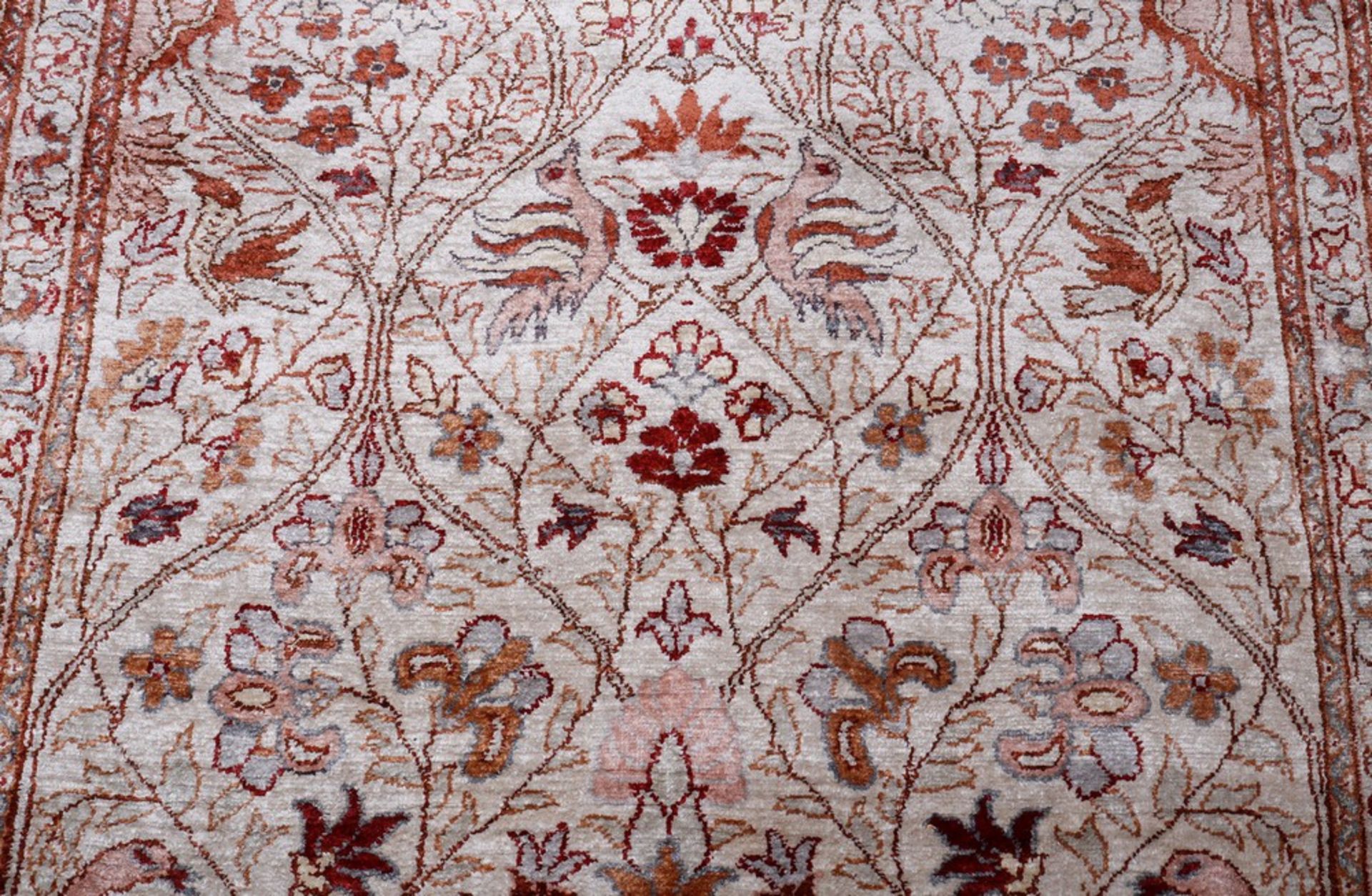 Carpet, Kayseri, Turkey, natural silk on silk - Image 2 of 3